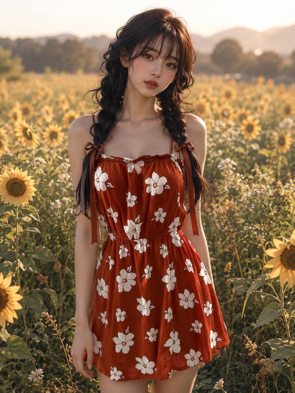Made for Meadow Wanderings + Barefoot Dreams blooming boho Dress